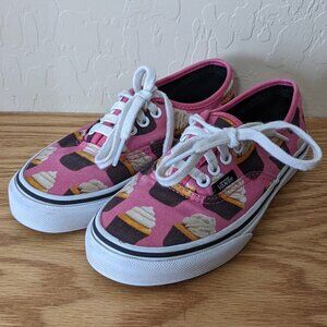 Vans Lace Up Cupcake Shoes